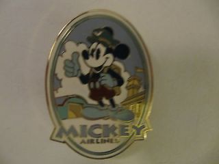 PIN   DISNEY AUCTIONS   MICKEY AIRLINES   LIM ED OF 1,000   VERY COOL