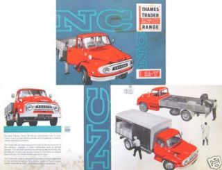 Ford Thames Trader NC Truck 1.5 7 Tons 1962 63 Brochure
