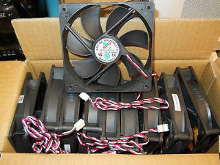 Lot 10 120 mm New 3 Pin Computer Case fan (.18 and .32 amp) Y.S. Tech