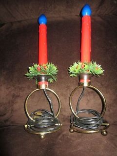 unusual Christmas Candle lights displays battery operated and