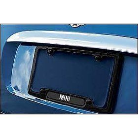 MINI Cooper License Plate Frame Matte Black New OEM
