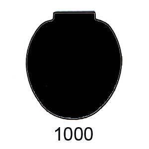 BLACK Toilet Seat for Case 1000, 3000, 2nd ModelA