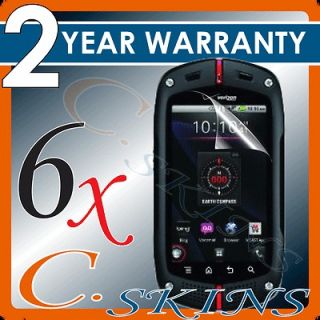 Newly listed 6x C. Skins Casio GZone COMMANDO Clear Screen Protector