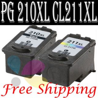 Bulk set of 2 Canon PG210XL CL211XL ink cartridge for Pixma MX340