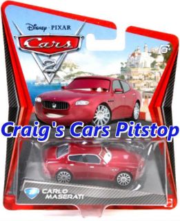 Disney Cars 2 Carlo Maserati   Buy 5+ cars FREE POST AUS