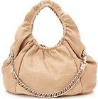 New   1,035.00 BE & D Beige Cosette Croc Embossed Leather Large Hobo
