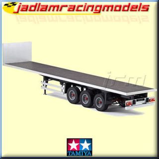 CARSON Flat Bed Trailer 3 Axles 114 C907081 for Tamiya Trucks
