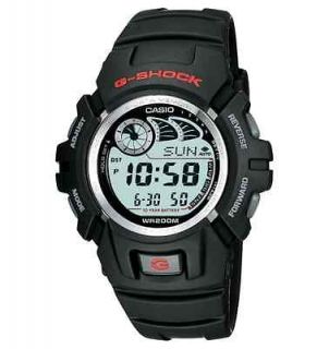 Casio G Shock 200 Meter Watch, Black Resin Strap, Alarm, G2900F 1V