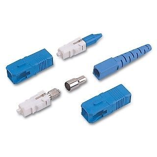 SC Fiber Optic Connector, SM, 3.0mm,Blue housing & boot