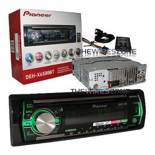 2013 PIONEER DEH X6500BT CAR STEREO RECEIVER USB IPHONE/IPOD CONTROL