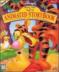 the Pooh & Tigger Too Animated StoryBook PC MAC CD computer story