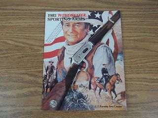1982 Winchester Sporting Arms Catalog John Wayne Commemorative Rifle