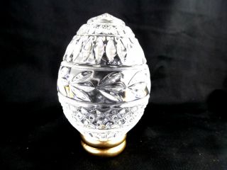 Vintage Franklin Mint 3 Crystal Egg Made in Germany 1988