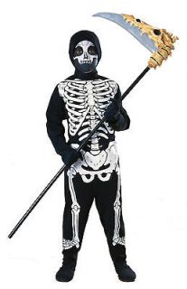 Skeleton Bones Skull Scary Horror Classic Dress Up Halloween Child