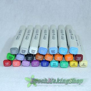 FINECOLOUR PRO Sketch Marker Pen 24 color set highly cost effective