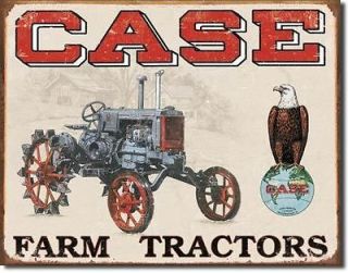 Case Farm Tractor CC High Barn Shop Retro Tin Sign