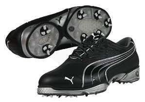 Puma Cell Fusion Golf Shoes Black/Silver all sizes NEW 1446
