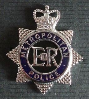 Obsolete BRITISH Police cap badge   METROPOLITAN POLICE   Scotland