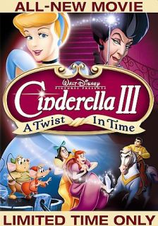 Cinderella III A Twist in Time (DVD, 2007)