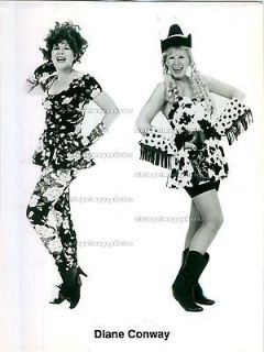 1993 Diane Conway Comic Star Actress Boots Cow Print Dress Hat Press