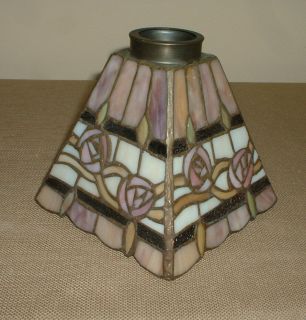 color Pink Tones Square Flare Tapered Ceiling Fan Lampshade Lamp Shade