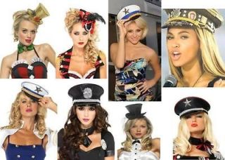 SUPER DELUXE CELEBRITY FASHION NOVELTY COSTUME HATS, CAPS, FEDORAS