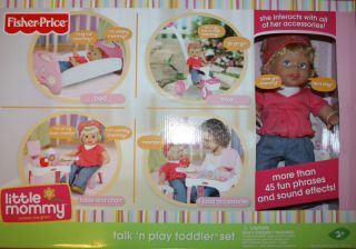 Price Little Mommy Talk n Play Toddler Set Bed Table Chair Trike NIB