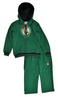 NBA Zipway Boys Boston Celtics Fleece 2Pc Set Size 5 6 MSRP $50
