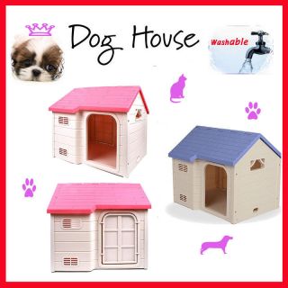 1X Washable Clean Dog Pet Cat Puppy House Washable Indoor Outdoor dogs