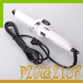 30MM Ceramic Hair Curling Iron Curler Rod LCD Display CE