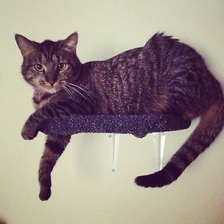 Cat Wall Shelf Carpeted (1 small shelf single) Cat Perch Scratcher Toy