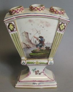 Rare 18th C. Hochst German Porcelain Tulipiere Vase c. 1760