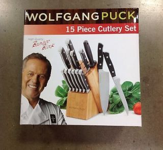 New Wolfgang Puck 15 Pc. Cutlery Set