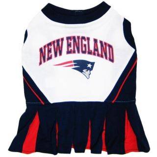 England Patriot NFL Football Cheerleader Outfit Collar Leash Costume
