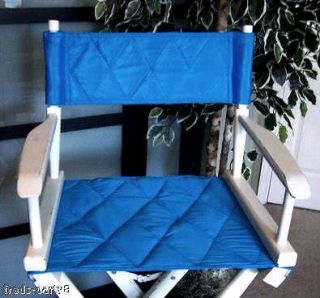 Pier 1 Directors Chair Cover ~ Blue Quilted New Home Decor