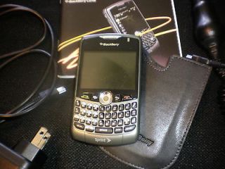 sprint blackberry curve 8330 black in Cell Phones & Accessories