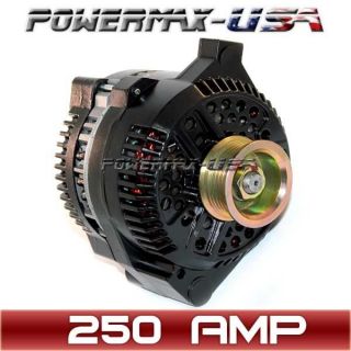 Ford MUSTANG one wire black alternator 1 Wire High Output 250Amp