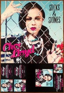 CHER LLOYD Sticks & Stones Ltd Ed 2012 Poster +FREE Pop/Hip Hop Poster