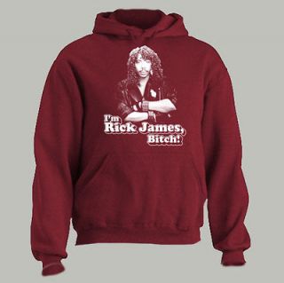 RICK JAMES, BITCH ~ HOODIE tv show funny chappelle ALL SIZES
