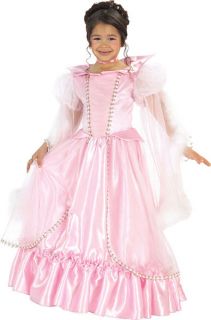 Sleeping Beauty Pink Princess Aurora Dress Up Halloween Deluxe Child