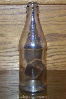 VINTAGE 1978 CANADA DRY GINGER ALE 10 oz CLEAR GLASS BOTTLE   THROW