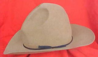 Old Punchy Legendary West Texas Tom Mix Buckaroo Style Cowboy Hat