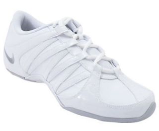 flash wmns/womens 5 cheerleader/cheer team leather wht/gry 366194 101