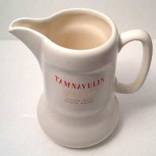 TAMNAVULIN Scotch Whisky Ceramic Water Pitcher/jug