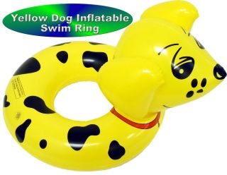 Dog Inflatable Swim Rings Swimming Tubes Pool Floats