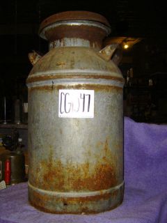 Old Rusty Milk Can With Small Holes At Bottom 25.66 Lbs CG1547