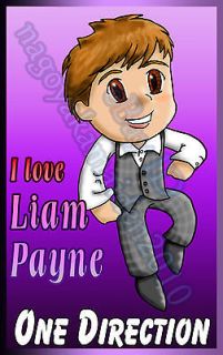 love Liam Payne One Direction Chibi style cute Decal sticker