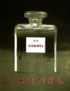 Advertising Poster/Print   Chanel Perfume   Black and Gray   17x22