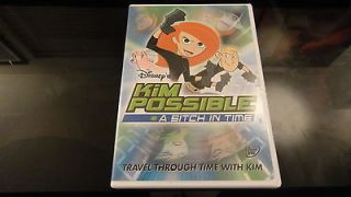 WALT DISNEY KIM POSSIBLE A SITCH IN TIME DVD NO SCRATCHES TO THE DISC