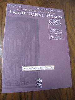 Five   Finger Piano Books Traditional Hymns Elementary Piano Solos